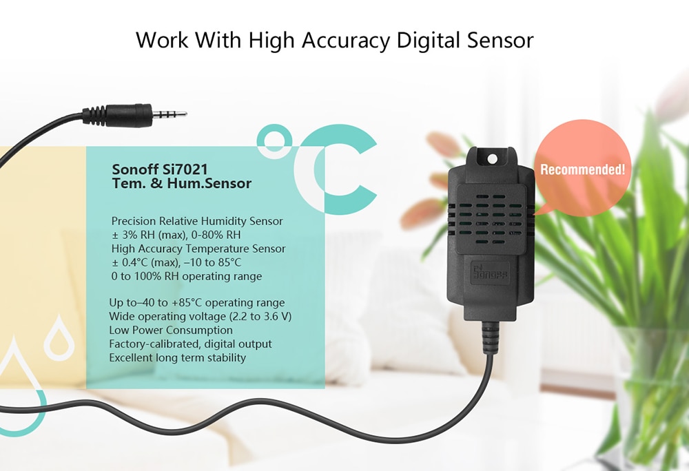 Sonoff AM2301 Smart Temperature & Humidity Sensor 
