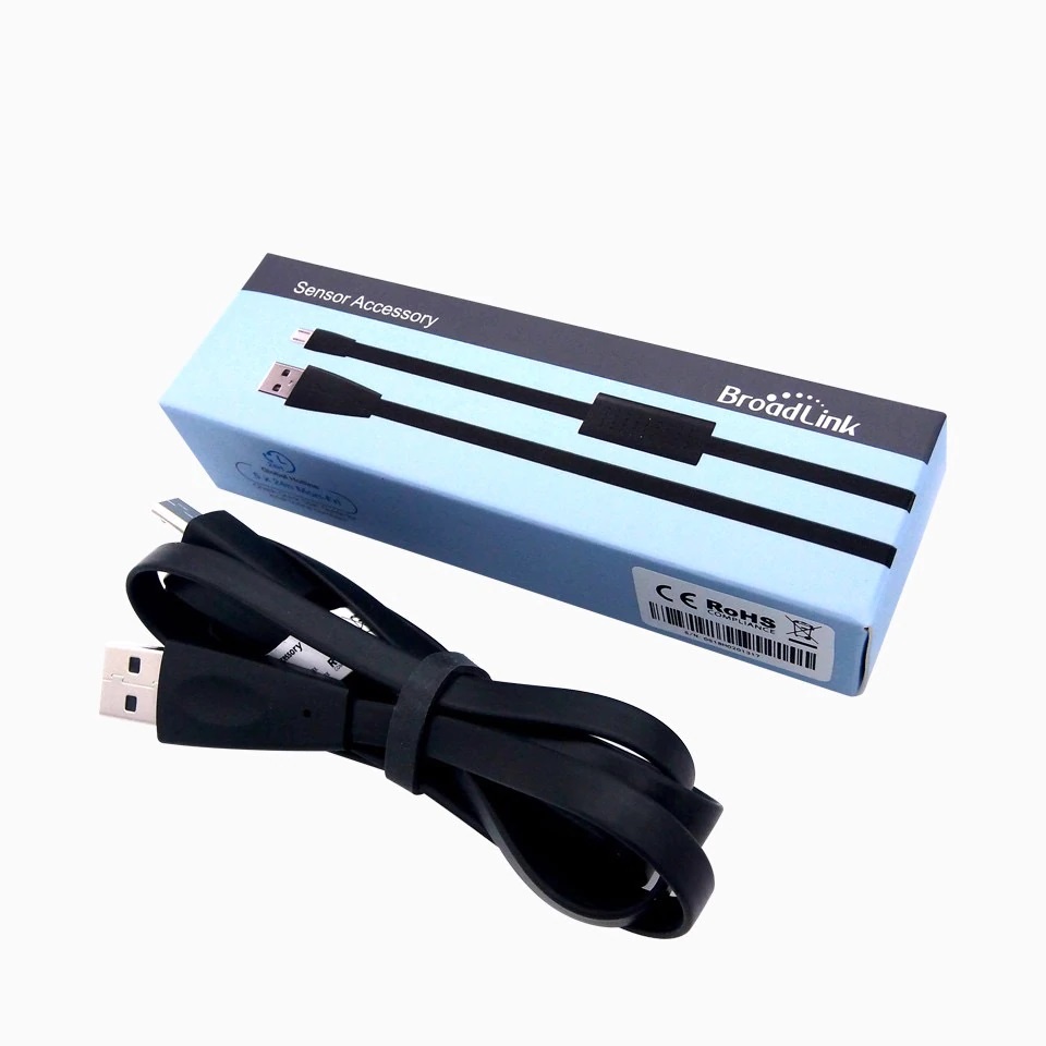 BroadLink RM4 MINI Telecomando Universale IR Con Sensore HTS2 Per Temperatura E Umidità – Compatibile Con Alexa E Google Home, Controllo Vocale E Timer