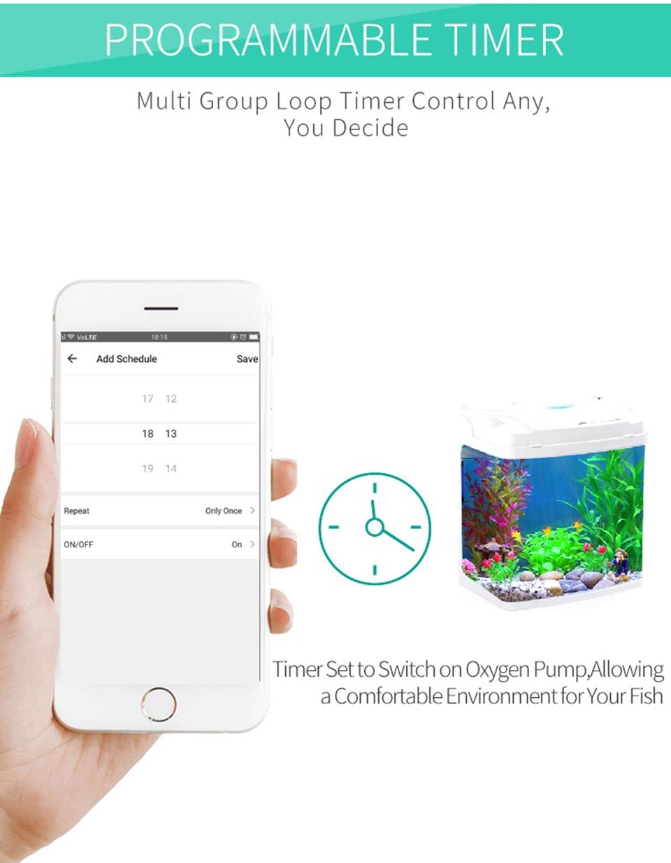 Smart Home Power Strip with individually controlled 3 Outlet and 2 USB ...